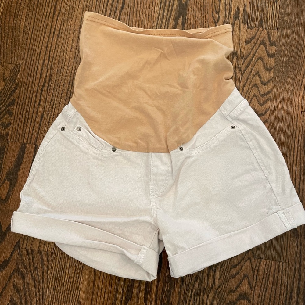 Signature Levi Strauss Maternity Shortie white XS